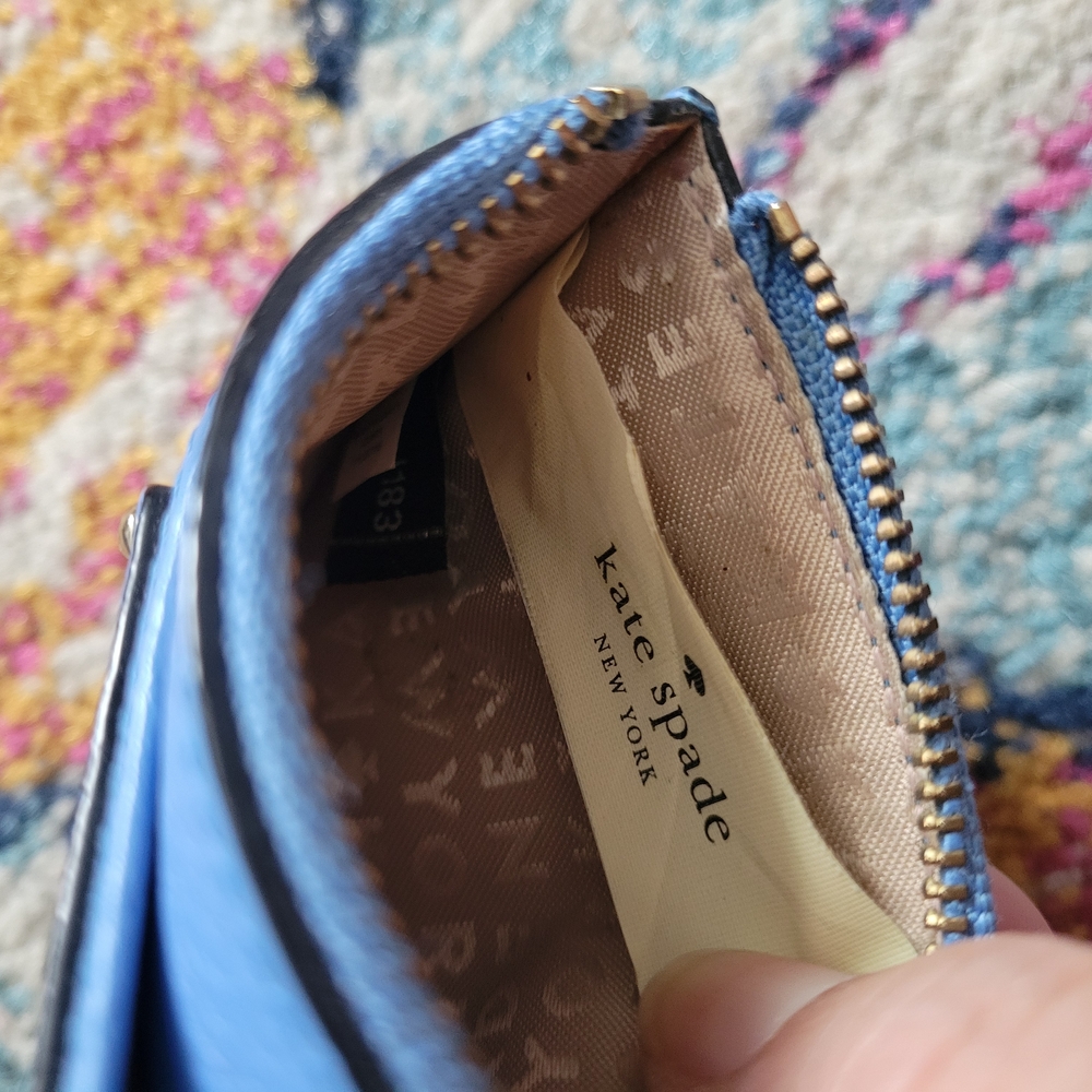 Kate Spade Light Blue Card Wallet - Picture 4 of 4